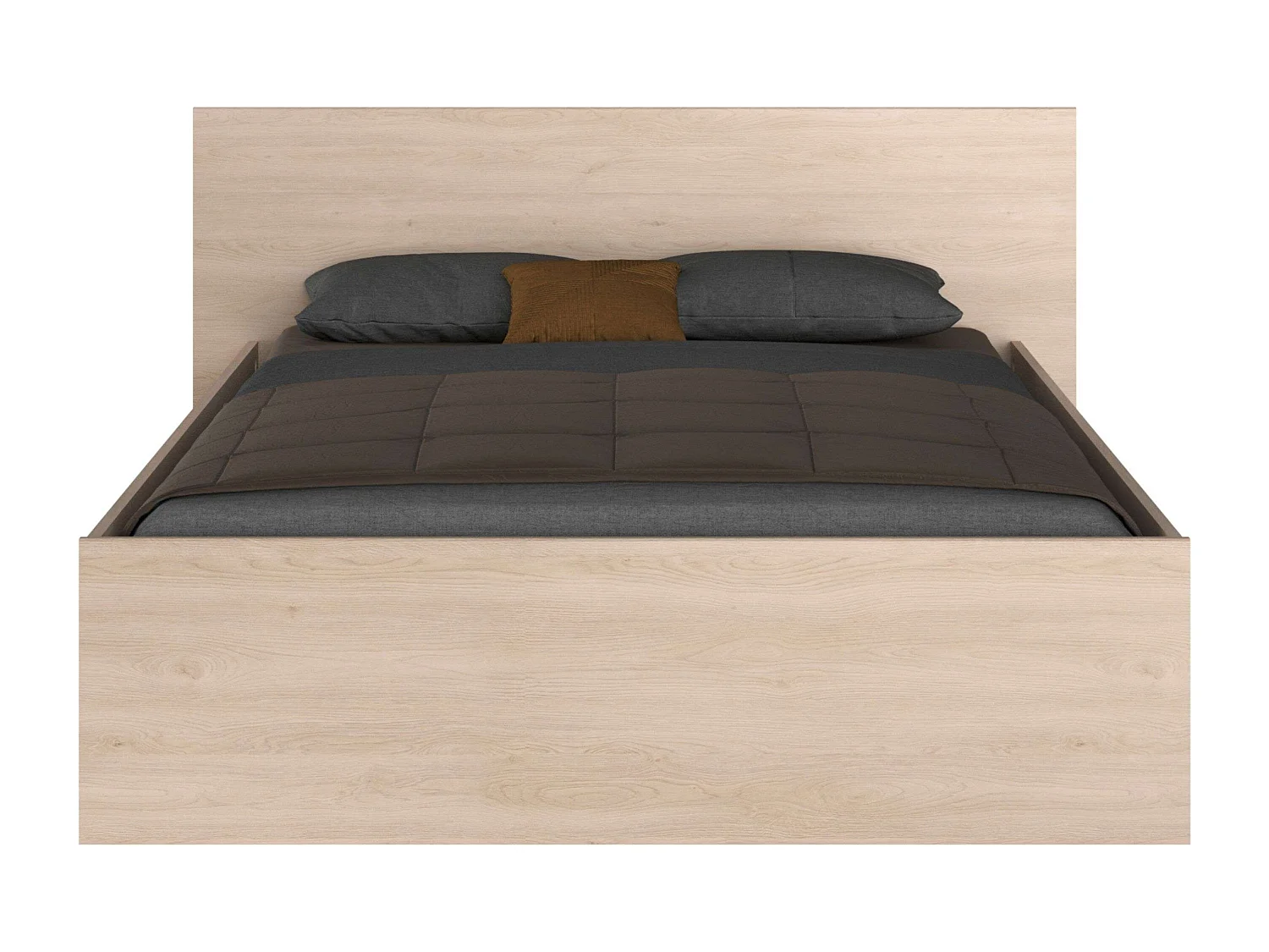 Cama Principal John Natural Roble Brooklyn 135-140x190 cm