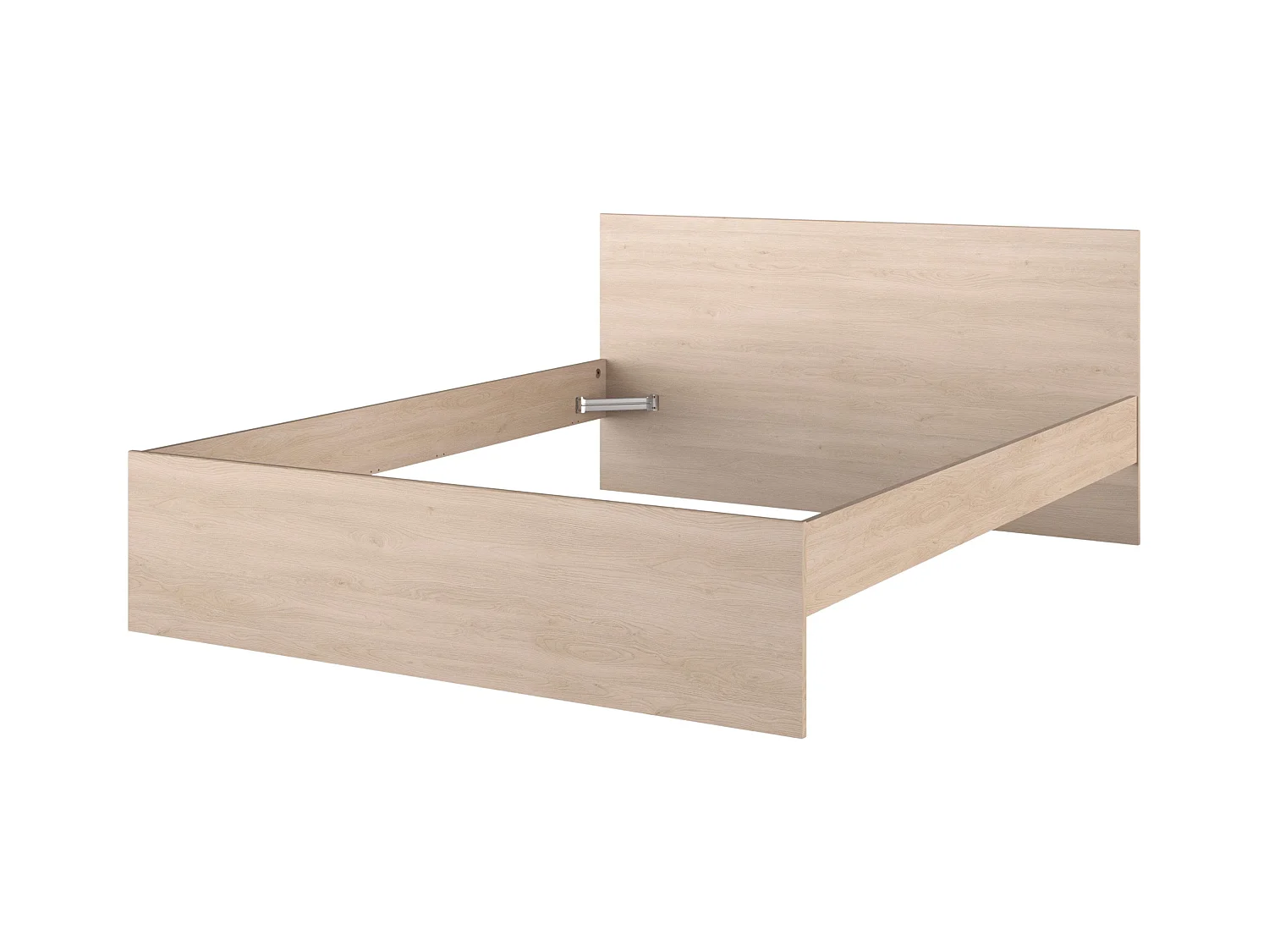 Cama Dormitorio John Estilo Natural Roble Brooklyn 160x200 cm