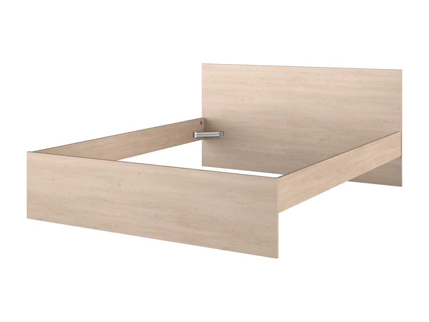 Cama Dormitorio John Estilo Natural Roble Brooklyn 160x200 cm