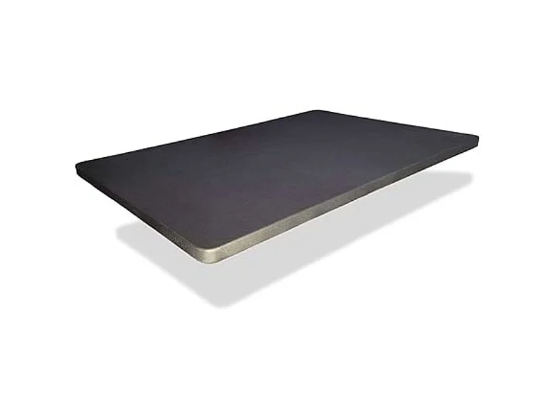 Base Tapizada Gris Marengo, Refuerzos, Tubo 40x30 mm, Tejido 3D, 105x190 cm