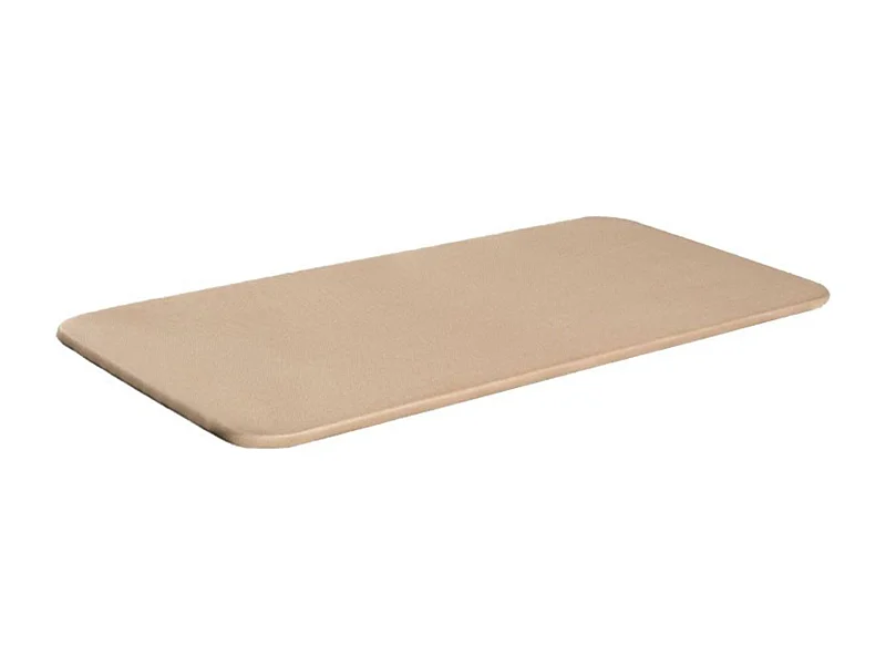 Base tapizada Estructura Acero Tubo 40x30 Refuerzos DM Beige 90x200 cm