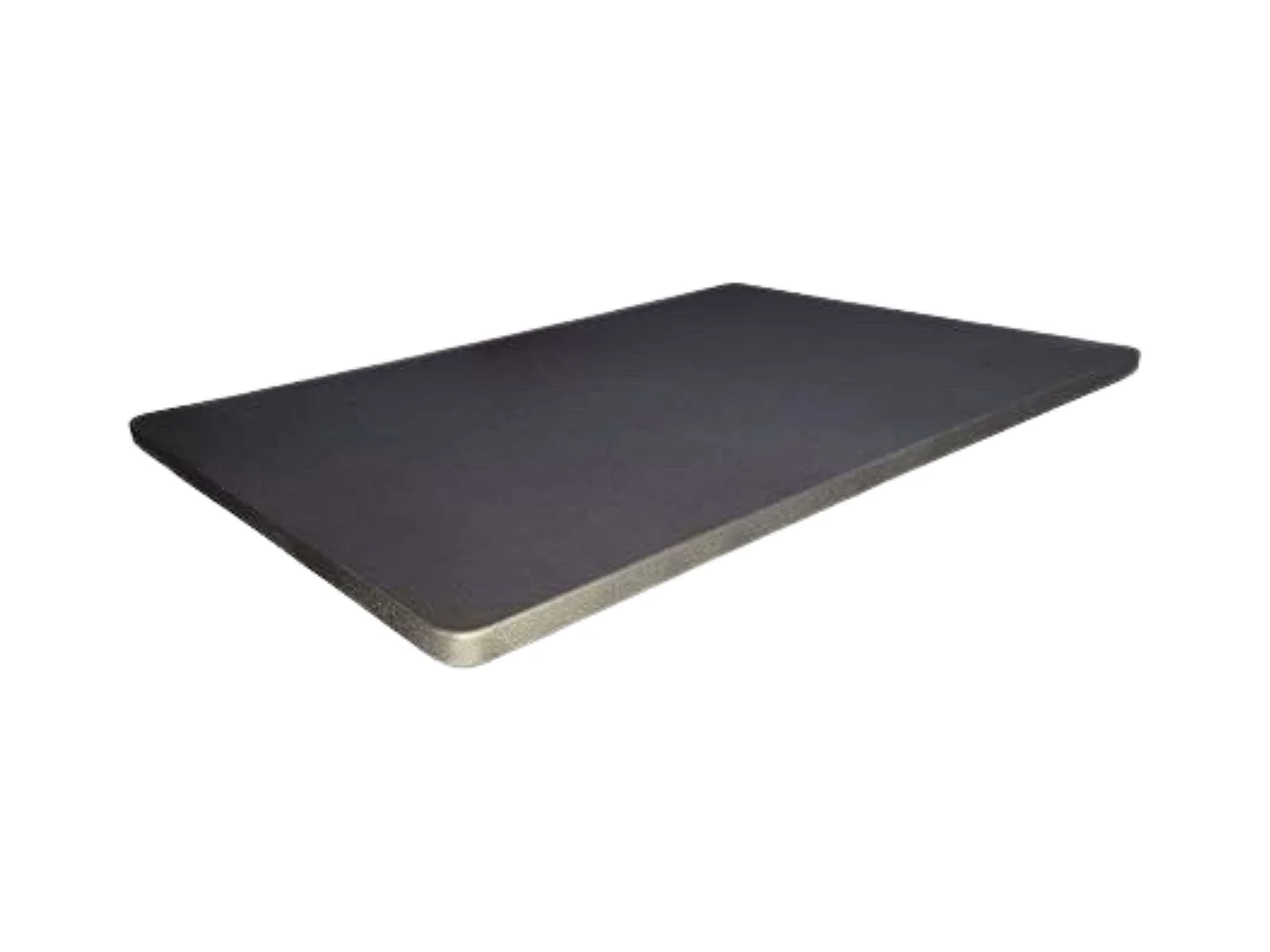 Base Tapizada 90x190 cm Gris Antracita con 5 Refuerzos y 6 Patas
