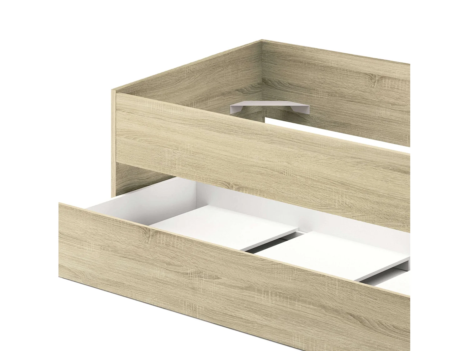 Cama Nido Juvenil Tibet 90x190 cm Melamina Roble Cambrian