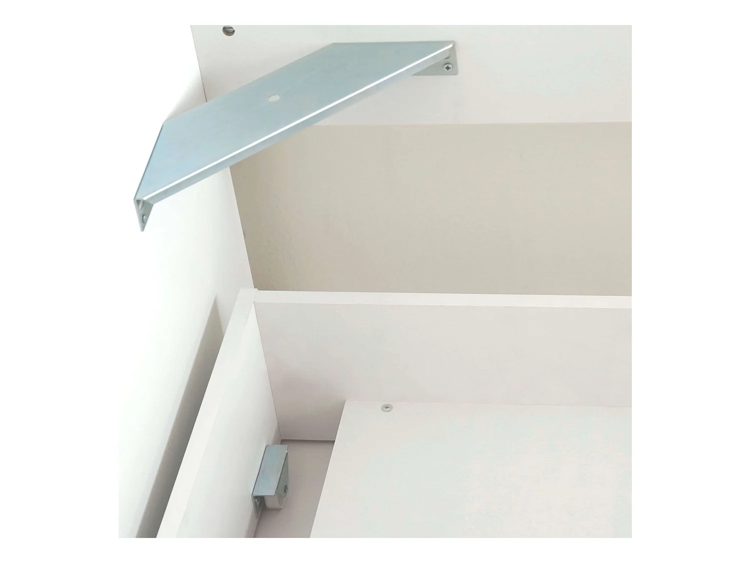 Cama Nido Juvenil Tibet 90x190 cm Melamina Contemporáneo Blanco