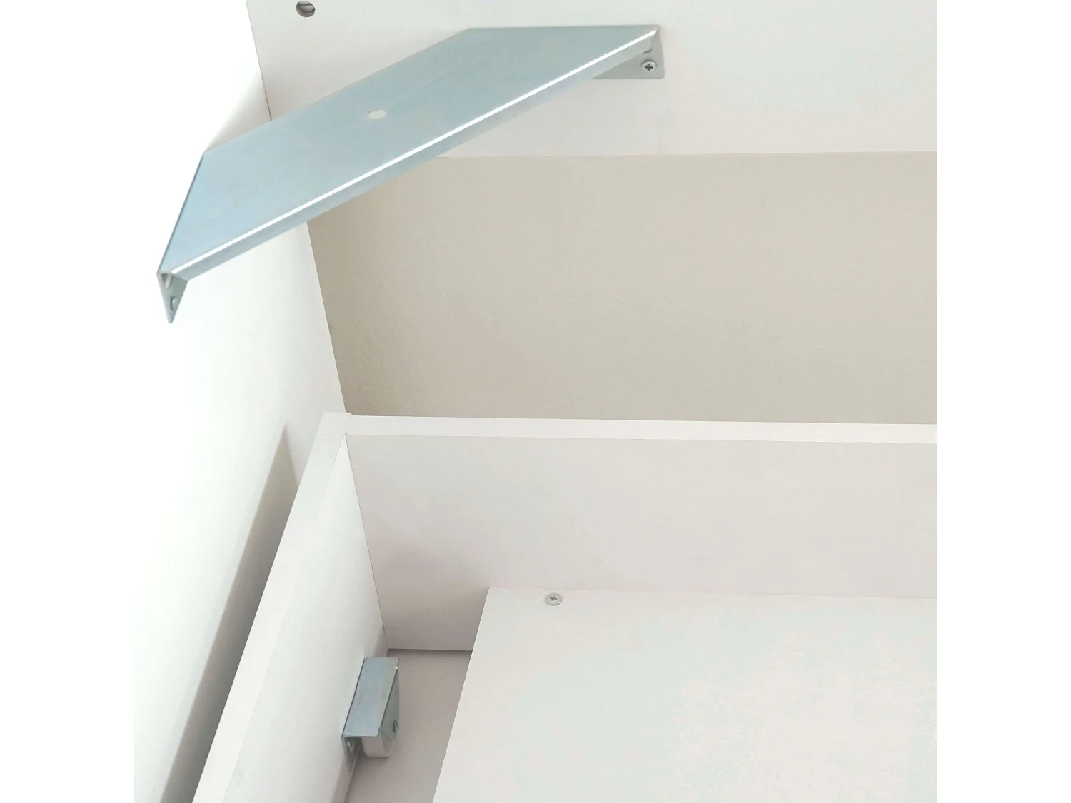 Cama Nido Juvenil Tibet 90x190 cm Melamina Contemporáneo Blanco