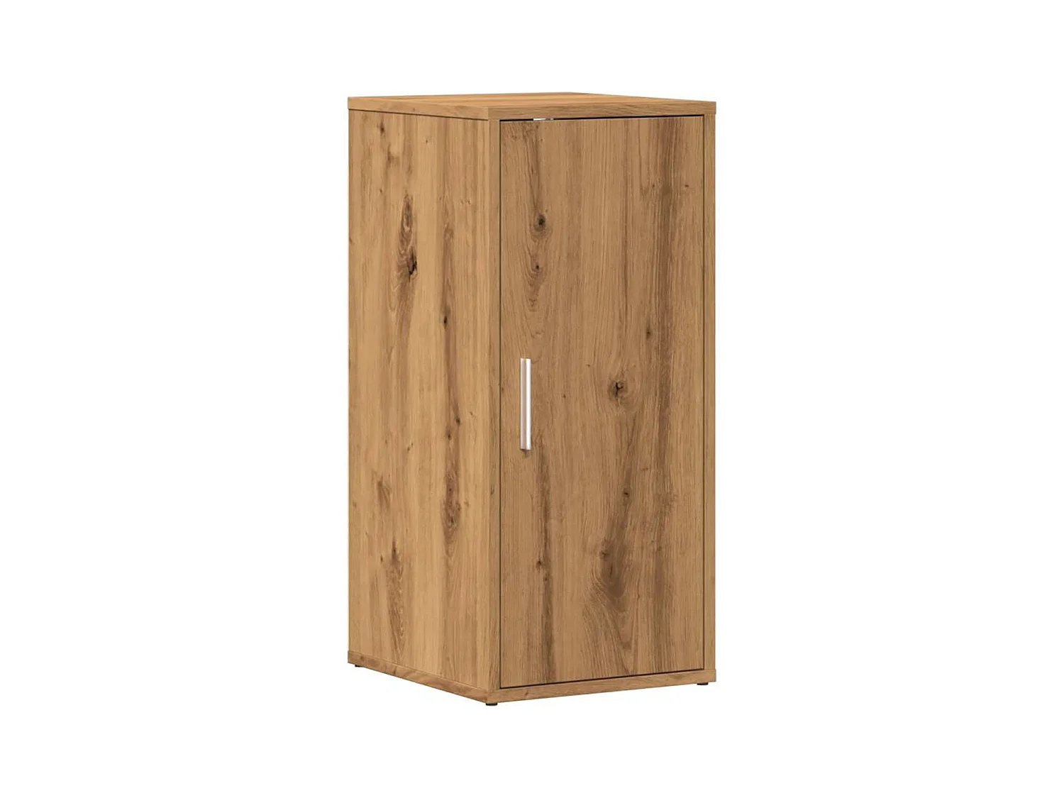 Zapatero Gante 1 puerta roble 70x32x35 cm