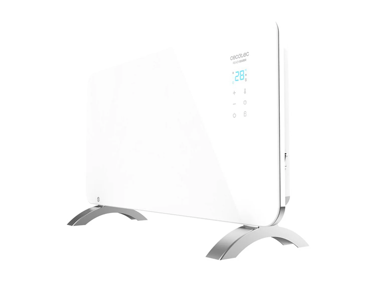Radiador Cecotec Ready Warm 6650 1000W cristal con wifi blanco