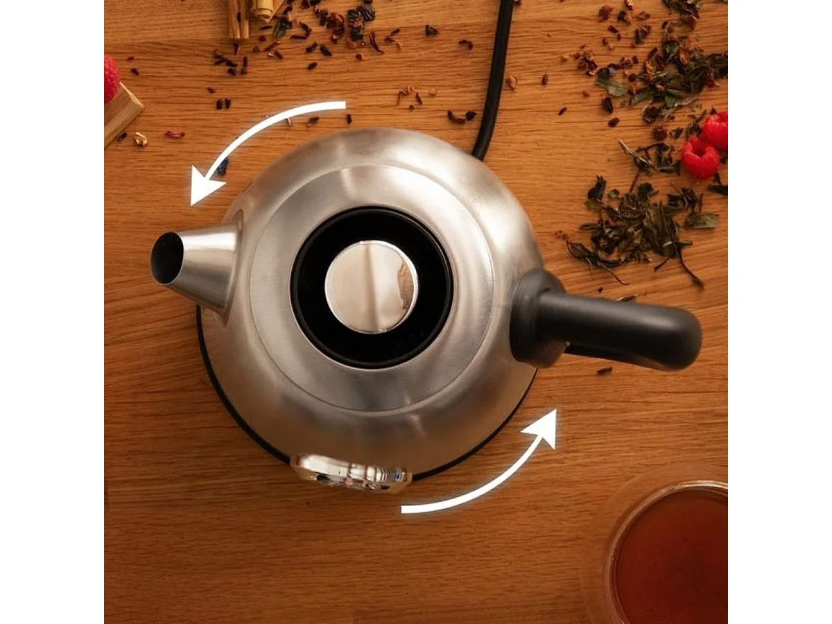 Hervidor de agua Cecotec Thermosense 620 Vintage 2200W 1,7L inox