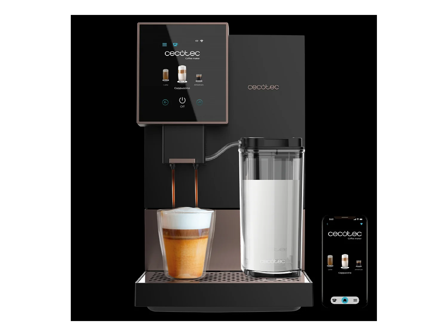 Cecotec 01461 macchina per caffè Automatica Manuale Macchina per espresso 1.1 L