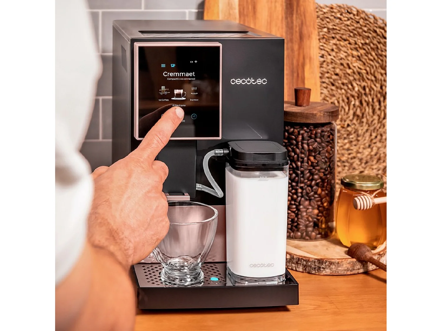 Machine à café automatique Cecotec 01461 Machine à expresso manuelle 1,1 L