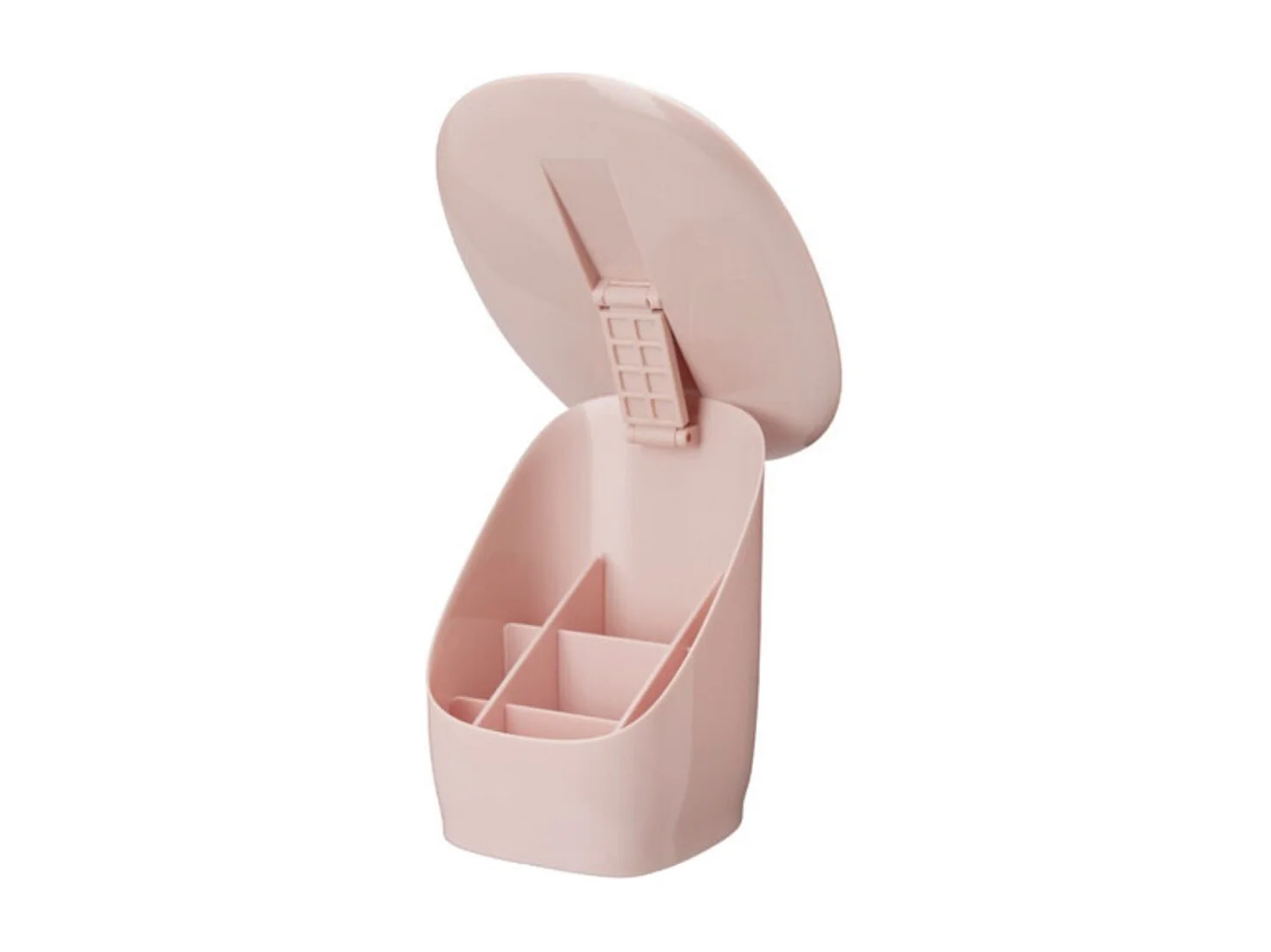 Espejo Pretty con almacenamiento rosa 52x39x24 cm