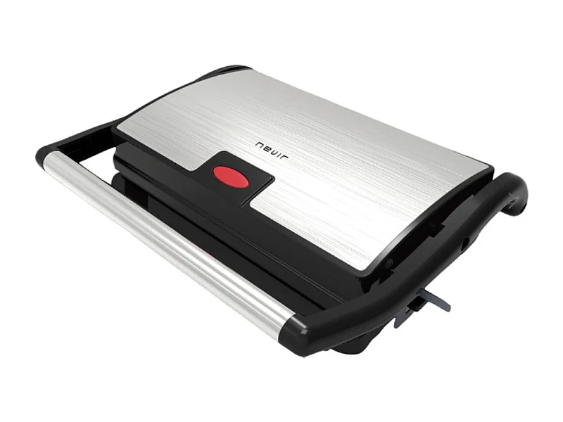 Tostador grill Nevir NVR-9438PCG 800W antiadherente apertura 90º inox