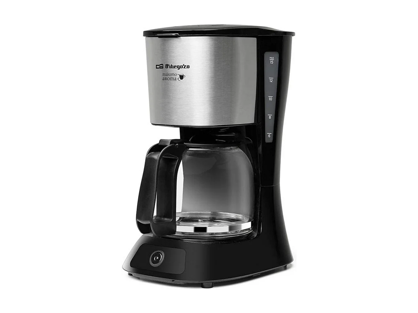 Cafetera de goteo Orbegozo CG4515 900W 1,5 filtro extraíble 15 tazas negro
