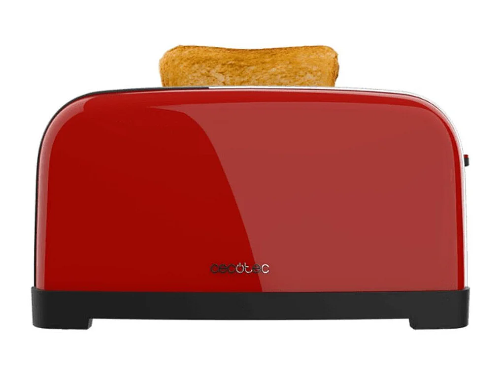Tostador Cecotec Toastin'time Lite 1500W 2 ranuras 7 niveles rojo