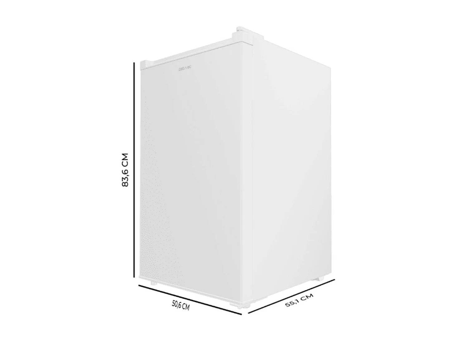 Congelador vertical Cecotec Bolero CoolMarket TF 87L E blanco 83,6 cm
