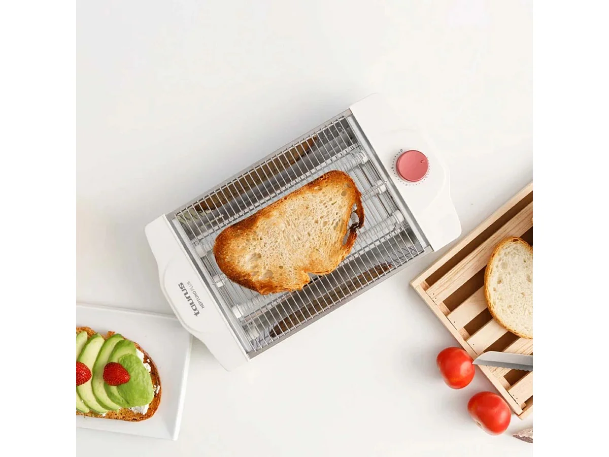 Tostador horizontal Taurus Neptuno Plus 900W 12 potencias blanco