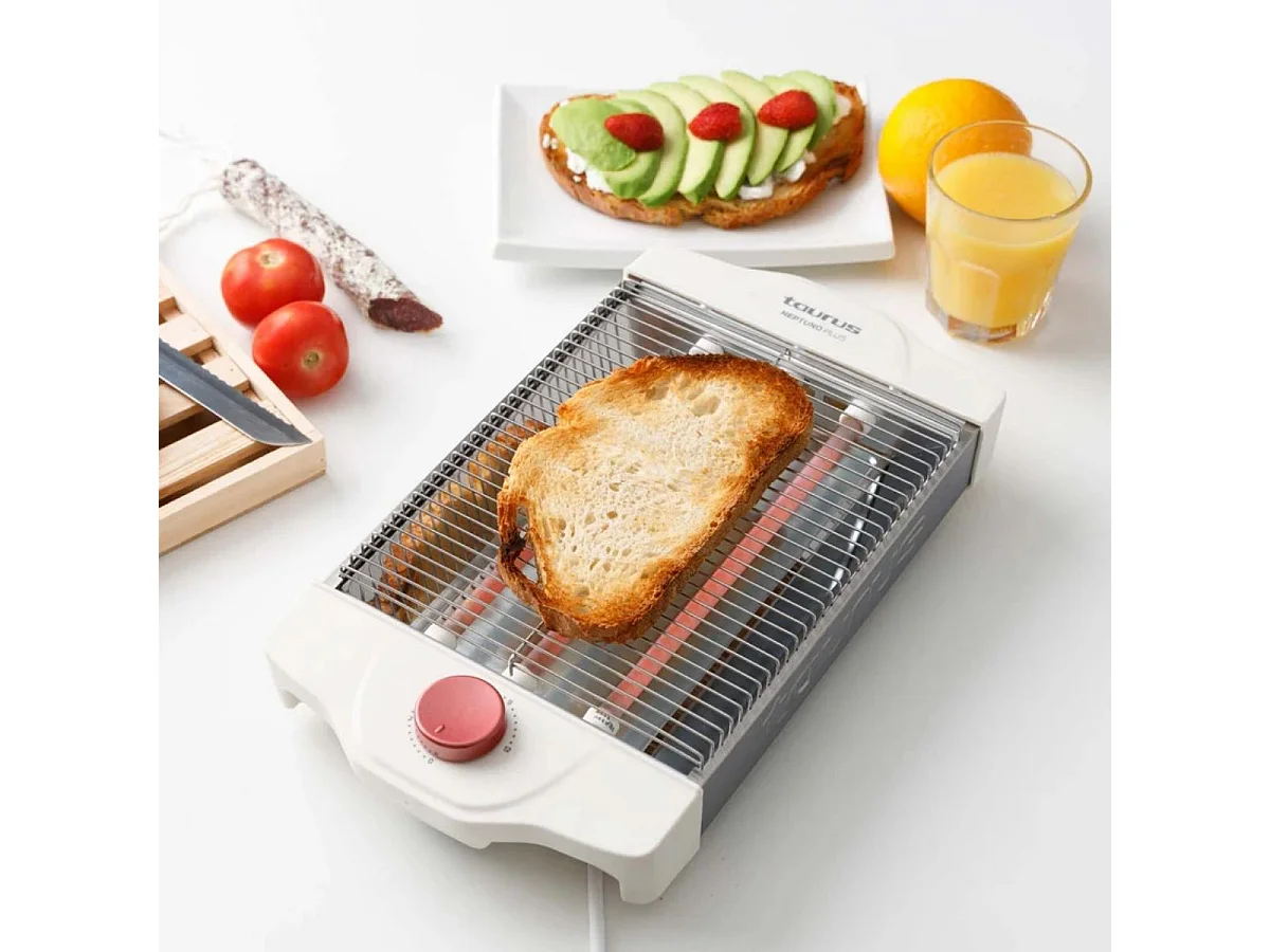 Tostador horizontal Taurus Neptuno Plus 900W 12 potencias blanco