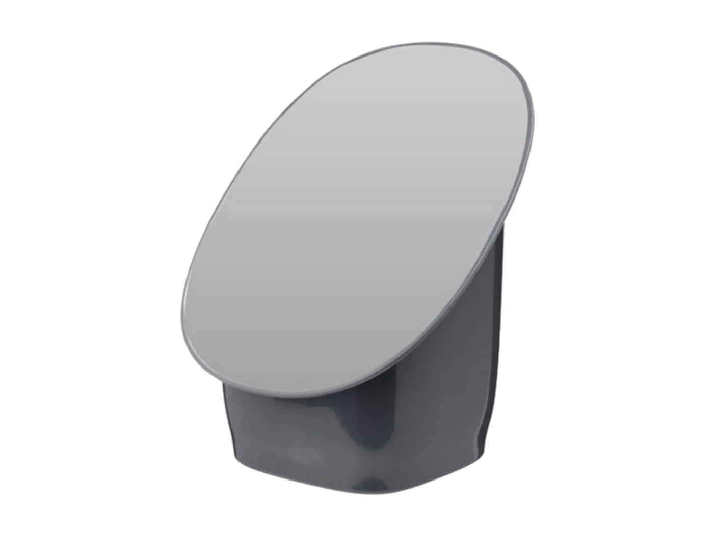 Espejo Pretty con almacenamiento antracita 52x39x24 cm