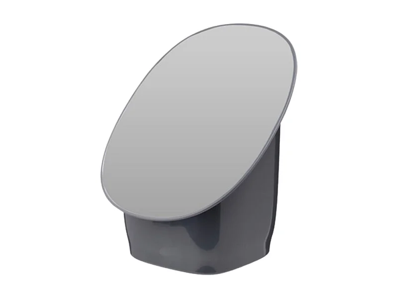 Espejo Pretty con almacenamiento antracita 52x39x24 cm