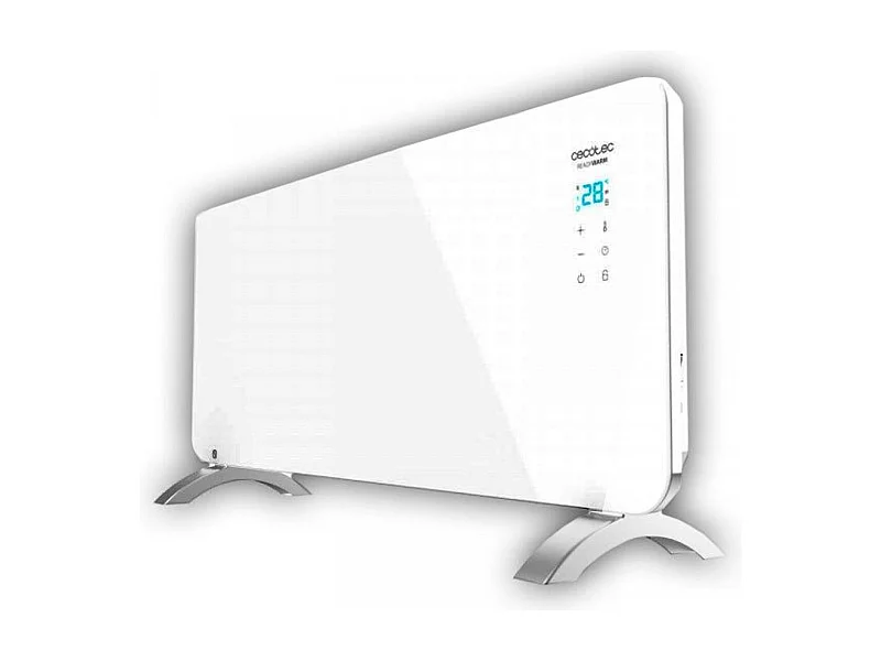 Convector Cecotec Ready Warm 6750 2000 W cristal con wifi blanco