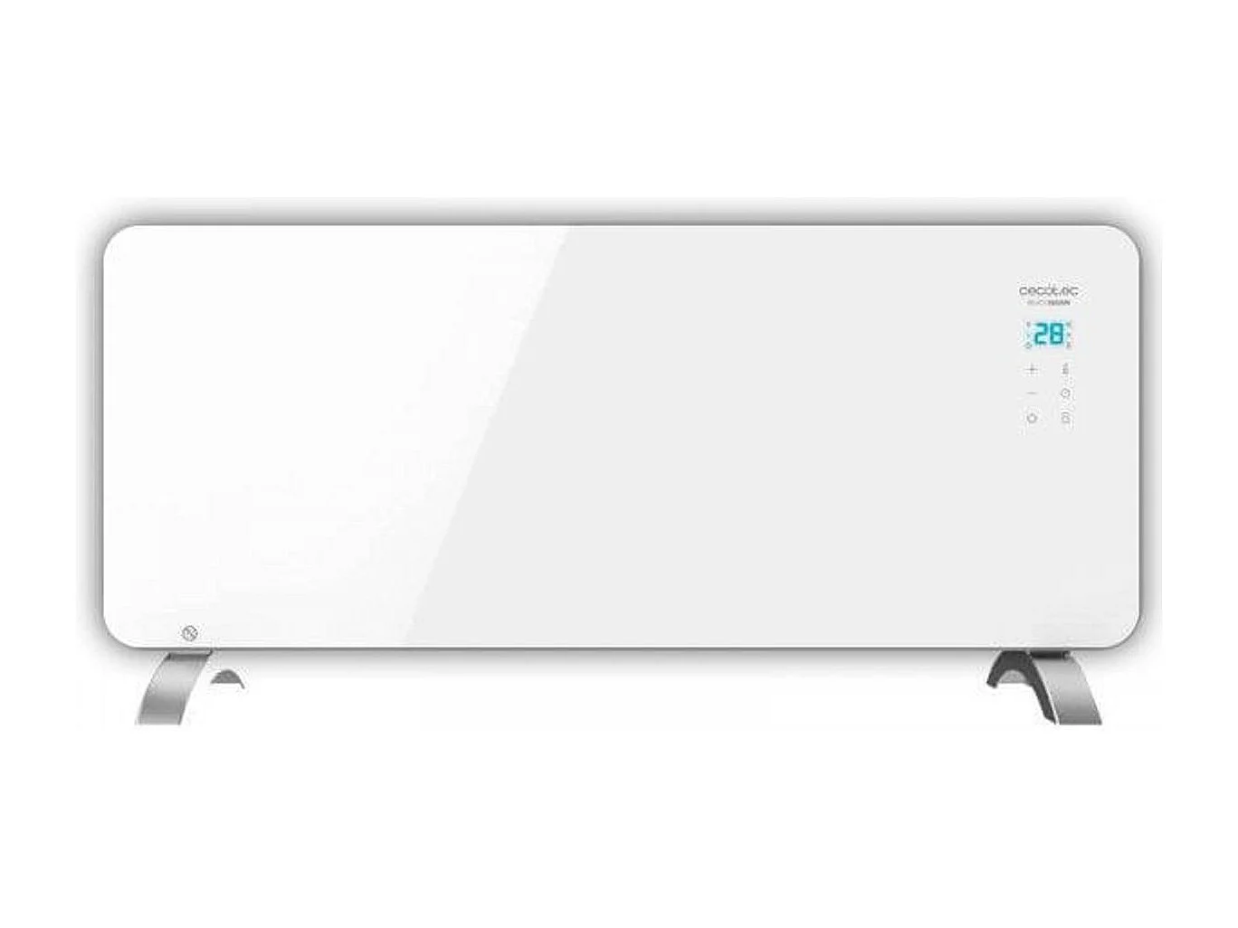 Convector Cecotec Ready Warm 6750 2000 W cristal con wifi blanco
