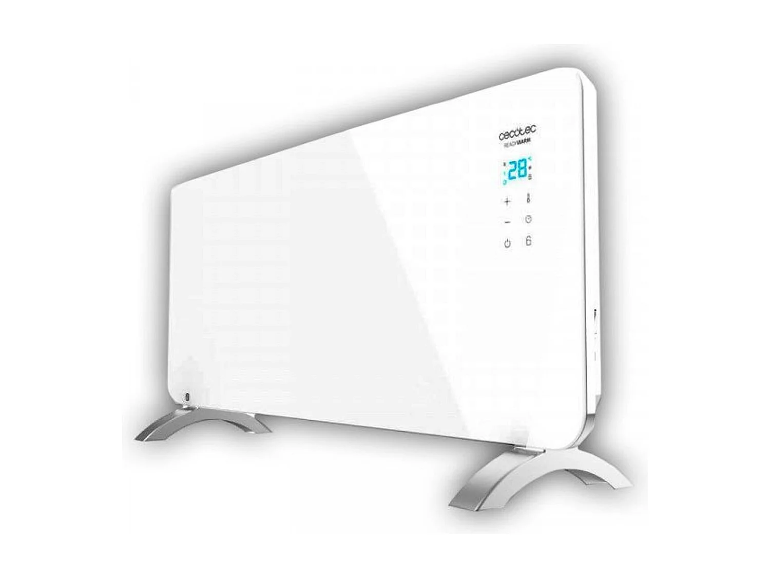 Convector Cecotec Ready Warm 6750 2000 W cristal con wifi blanco