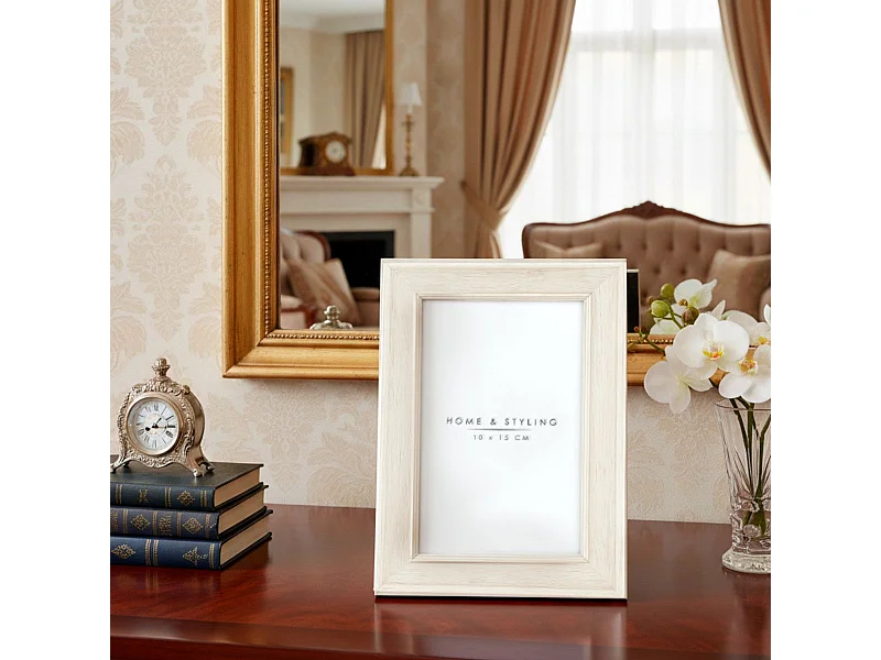 Portafotos natural/gris 15x10 cm