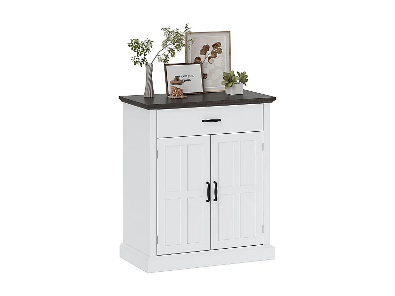 Aparador Emory Homcom 1 cajón + 2 puertas blanco