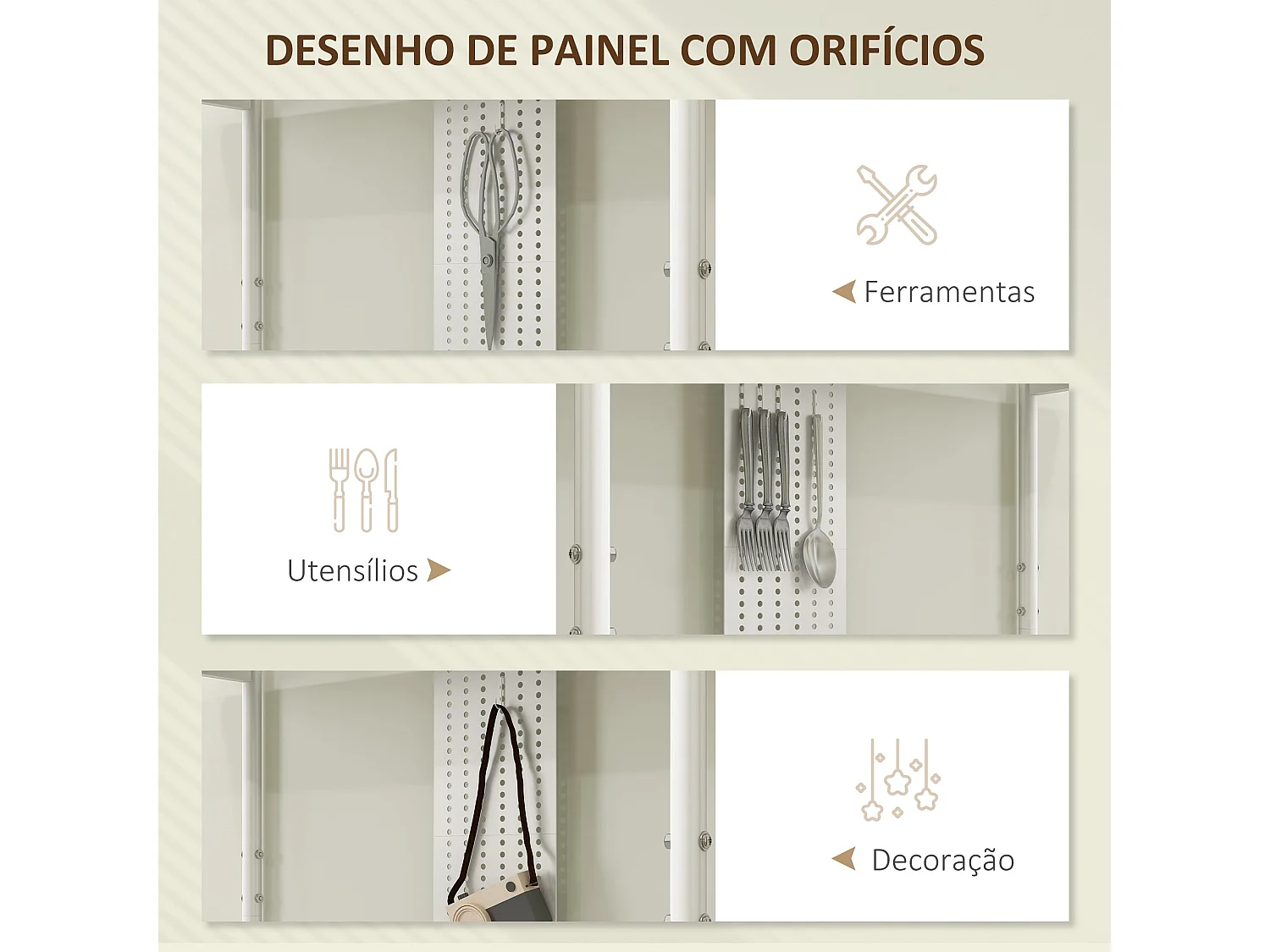 Estantería Ornalux Homcom 4 niveles blanco 160,5x100x35 cm