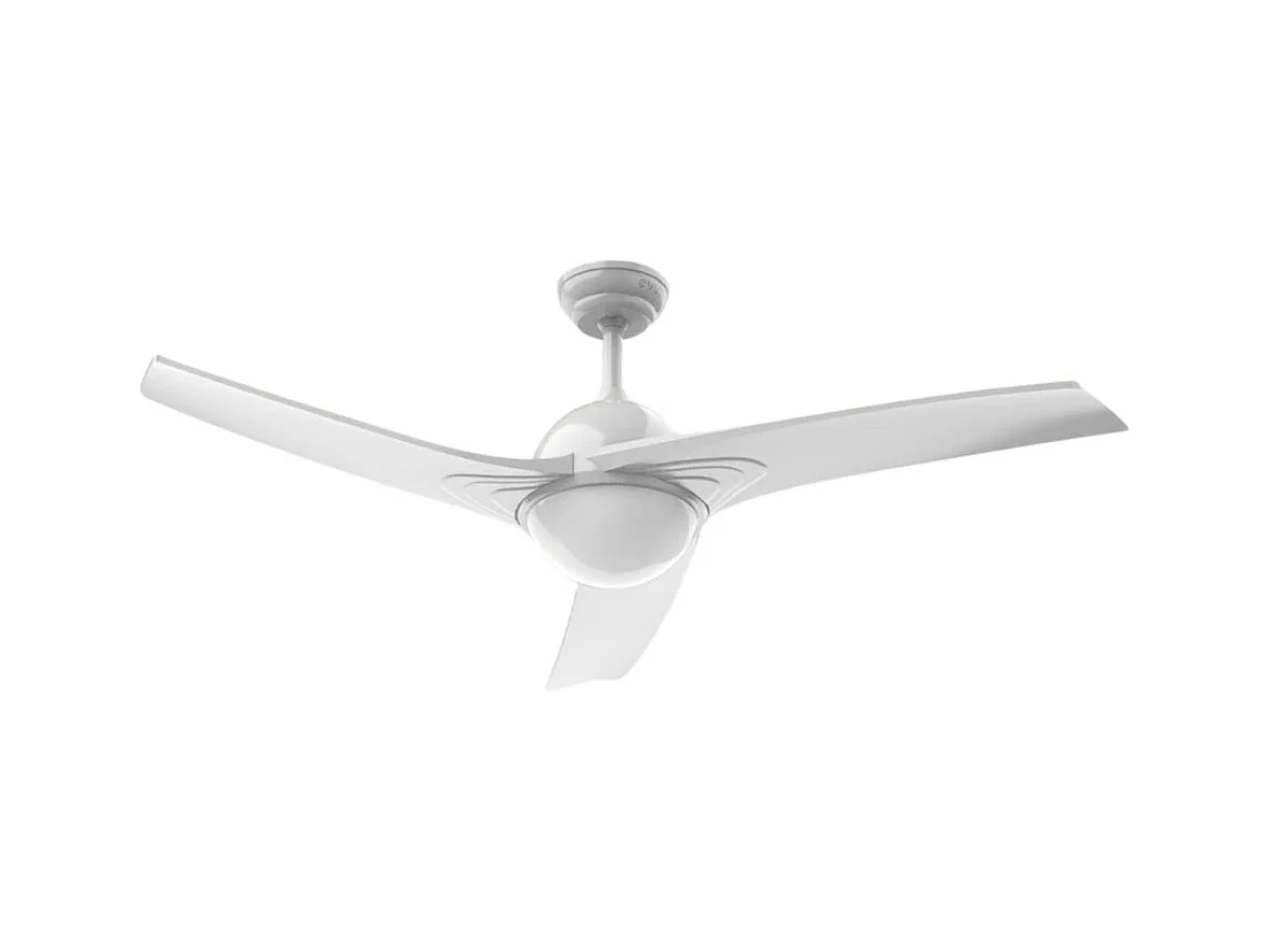 Ventilador de techo Evvo V522 60W 3 aspas 6 velocidades blanco Ø132 cm