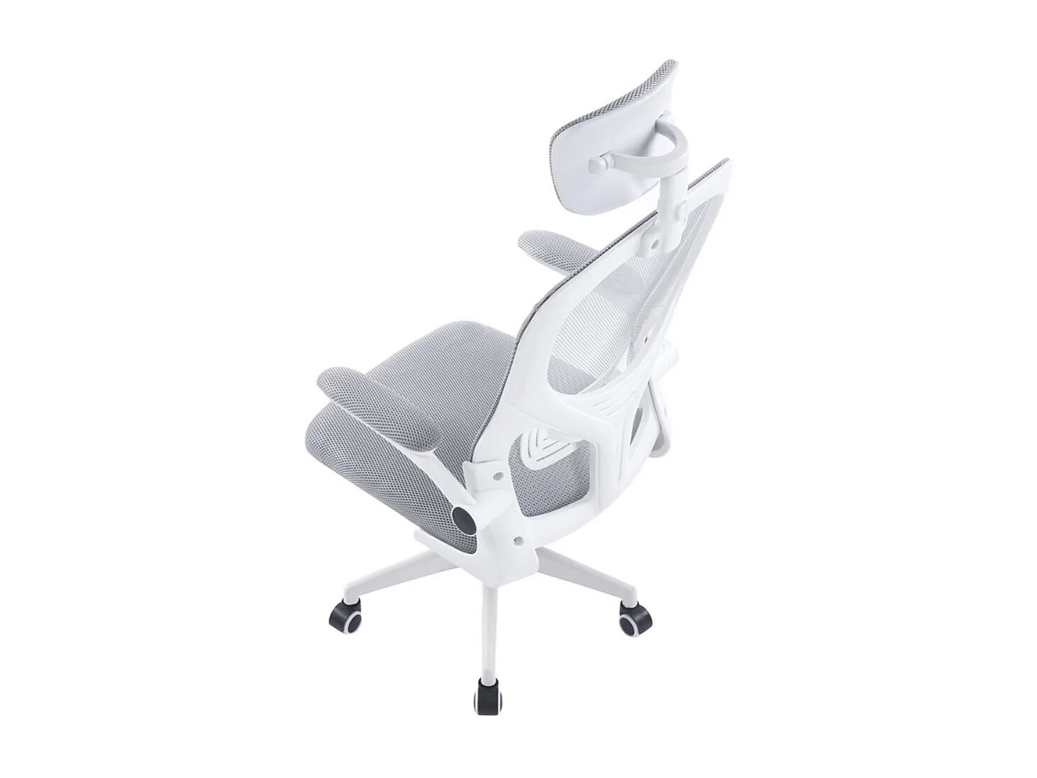 Silla de oficina Aero reposacabezas altura regulable gris claro 106-116x62x62 cm Adec