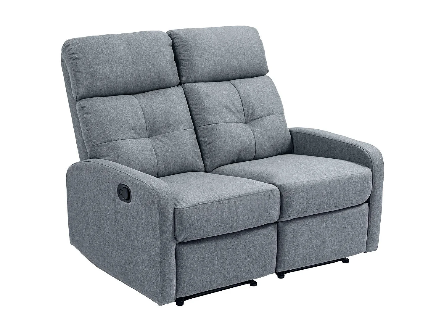 Sofá Andros Homcom reclinable gris 101x118x95 cm