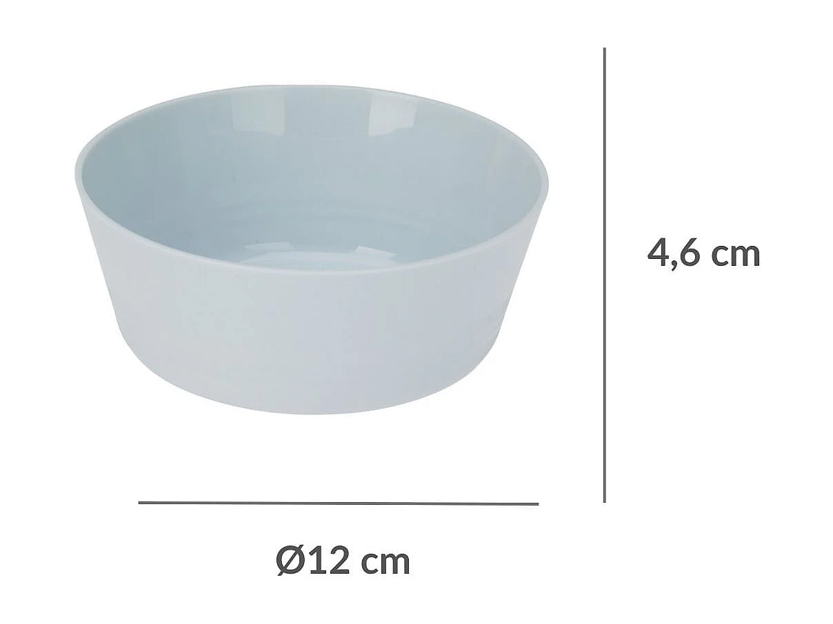 Pack de 6 cuencos multicolor Ø12x4,6 cm