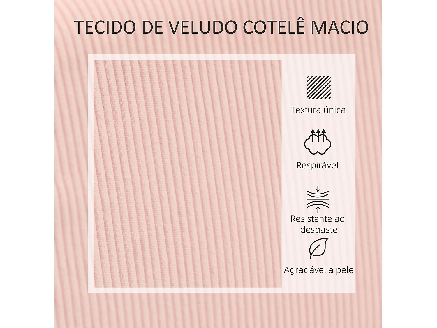 Sofá de 2 Lugares em Veludo Cotelê com USB e Pés de Madeira - Conforto e Estilo para Sua Sala