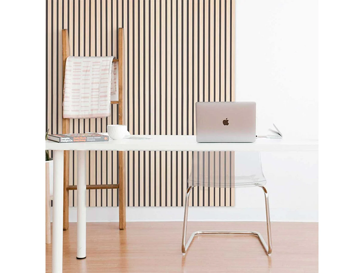 Pack de 2 paneles acústicos Pet Acustic Sound roble Nordish/gris 120x60 cm Adec