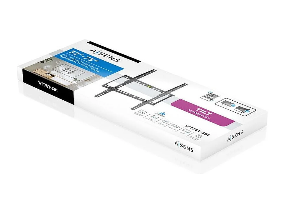 Soporte de TV Aisens WT75T-391 32''-75'' inclinable negro