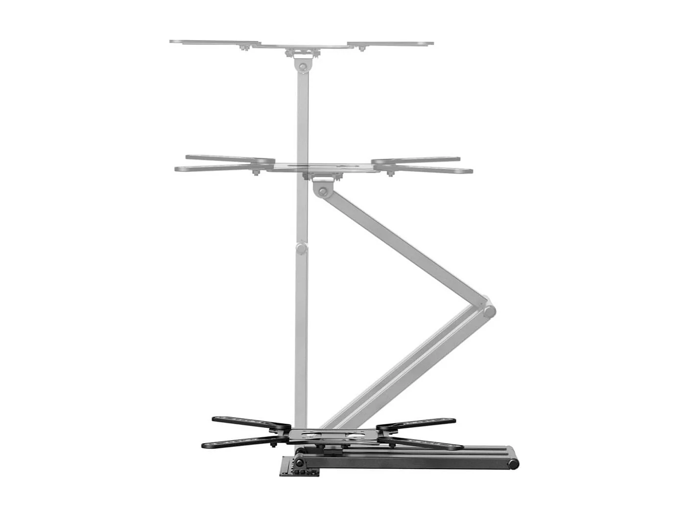 Soporte de TV Aisens WT65TSLE-383 23"-65" giratorio + inclinable para pared negro