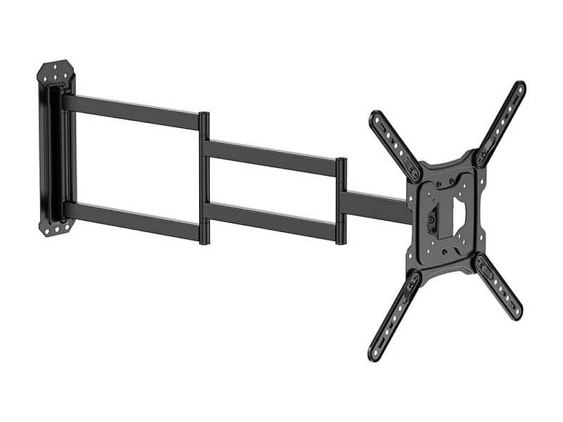 Soporte de TV Aisens WT65TSLE-383 23"-65" giratorio + inclinable para pared negro