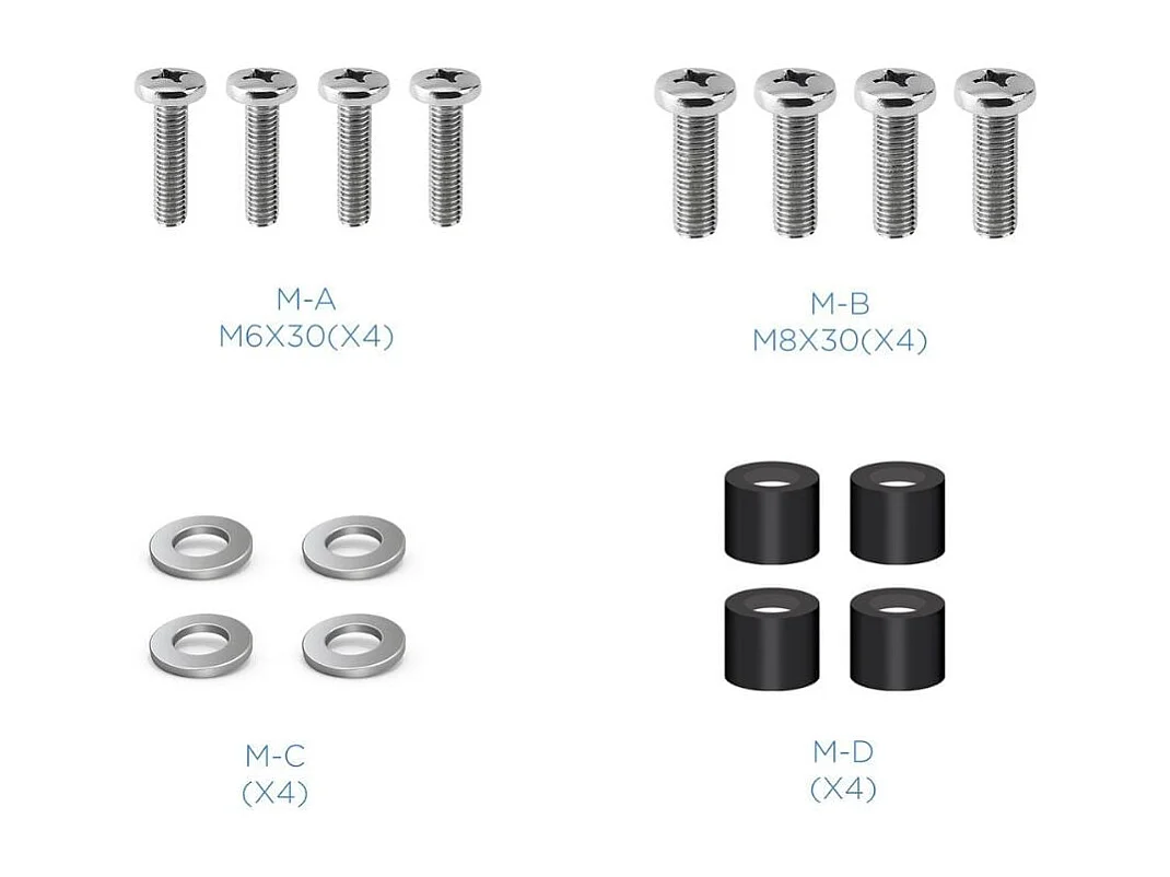 Soporte de TV TooQ LP4170F-B 37"-70" para pared negro