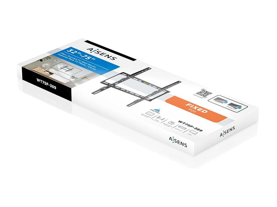 Soporte de TV Aisens WT75F-389 32''-75'' ultra delgado negro