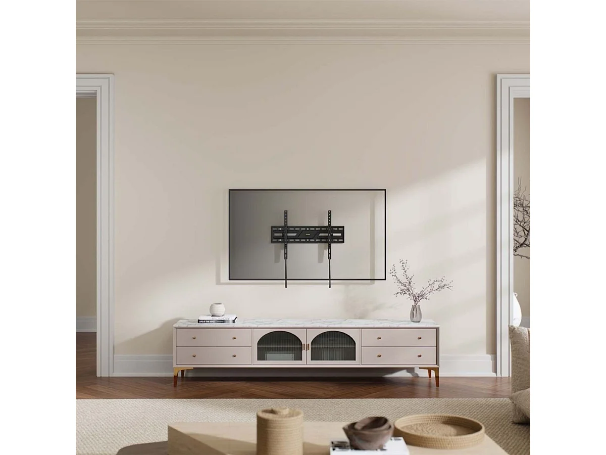 Soporte de TV Aisens WT86T-315 37"-86" inclinable para pared negro