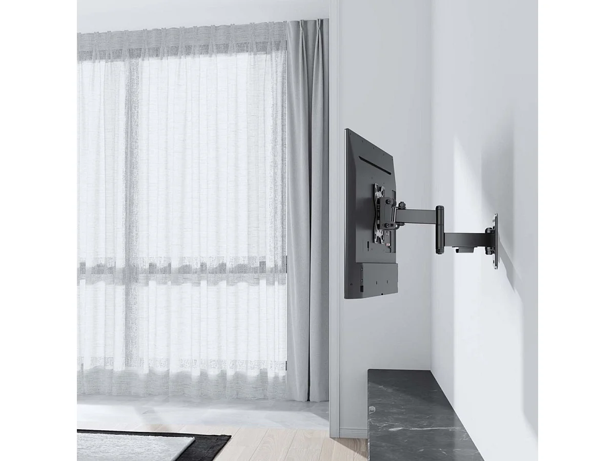 Soporte de TV Aisens WT32TSR-381 13''-32'' giratorio + inclinable + nivelable negro