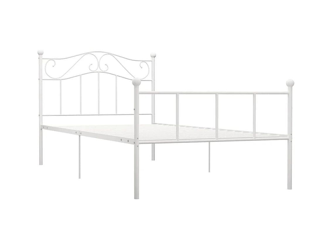 Giroletto Bianco in Metallo 90x200 cm