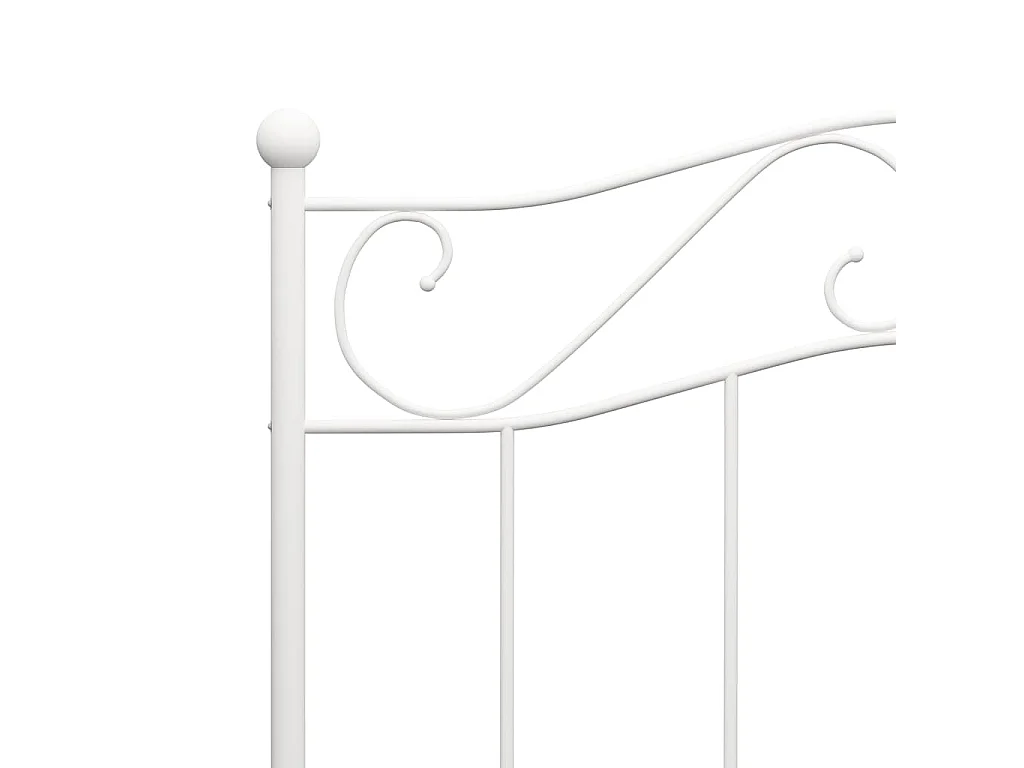 Bedframe metaal wit 90x200 cm