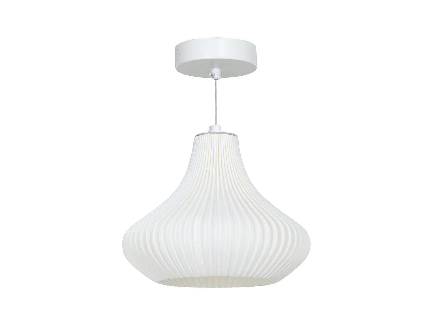 Lámpara de techo Luzentra Homcom 25W luz cálida 3000K blanco Ø22x180 cm