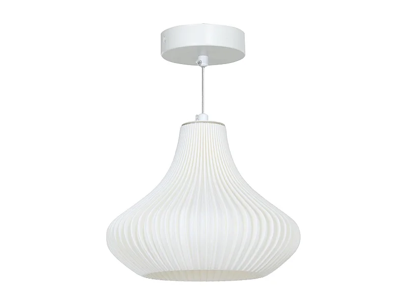 Lámpara de techo Luzentra Homcom 25W luz cálida 3000K blanco Ø22x180 cm