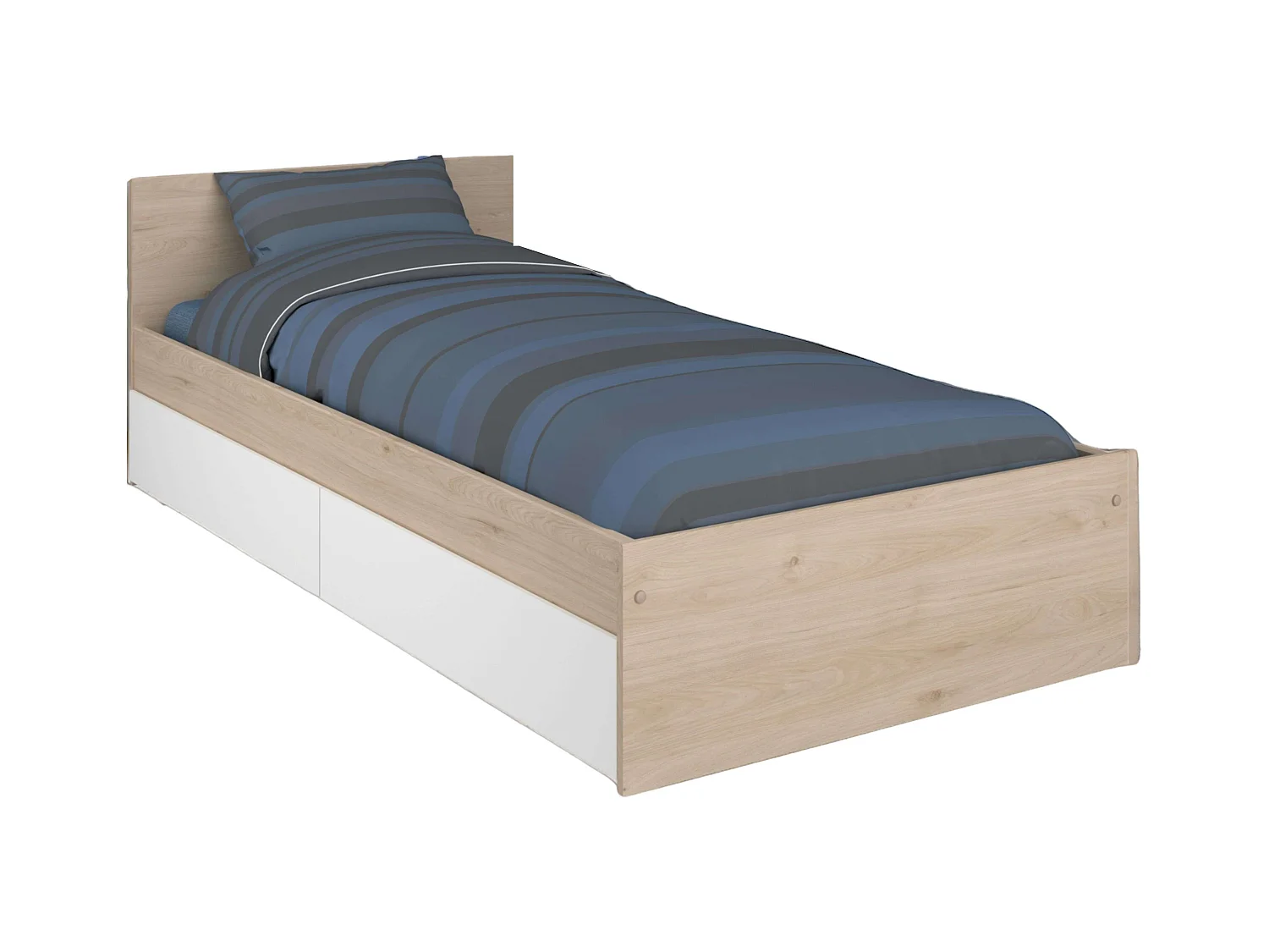 Cama Infantil Oak Jackson Juvenil com 2 Gavetas 90x190 cm