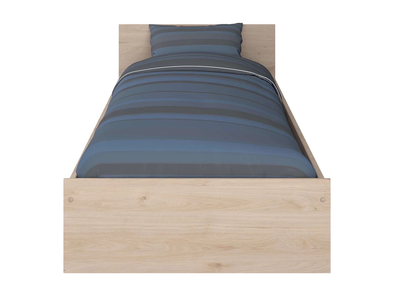 Cama Juvenil Child Roble Jackson con 2 cajones 90x190 cm
