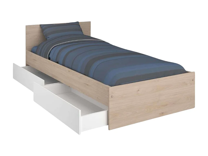 Cama Infantil Oak Jackson Juvenil com 2 Gavetas 90x190 cm