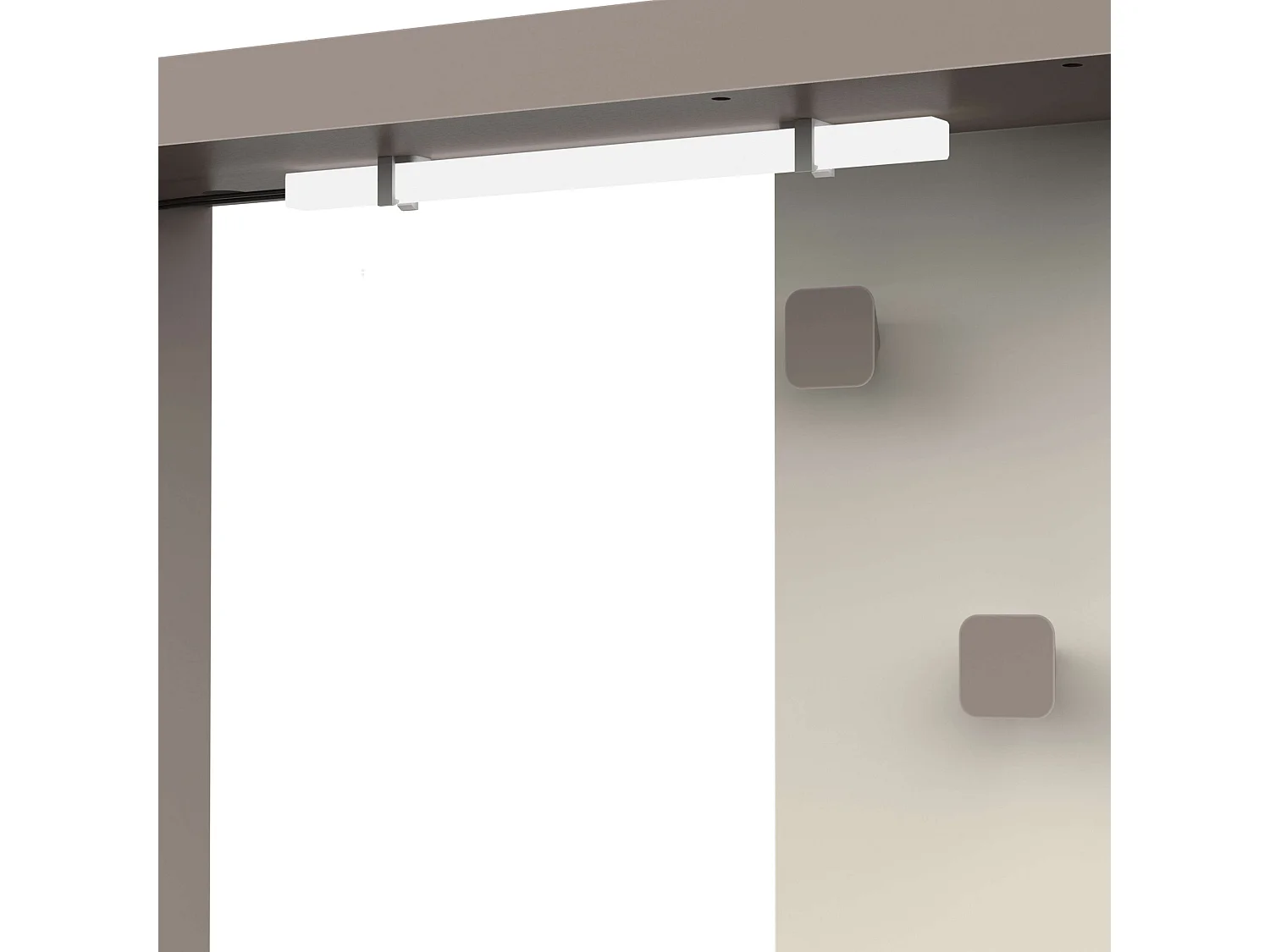 Pack Cama Juvenil y Mesita Camillia 90x200 cm Roble Vicenza, Gris, Arcilla